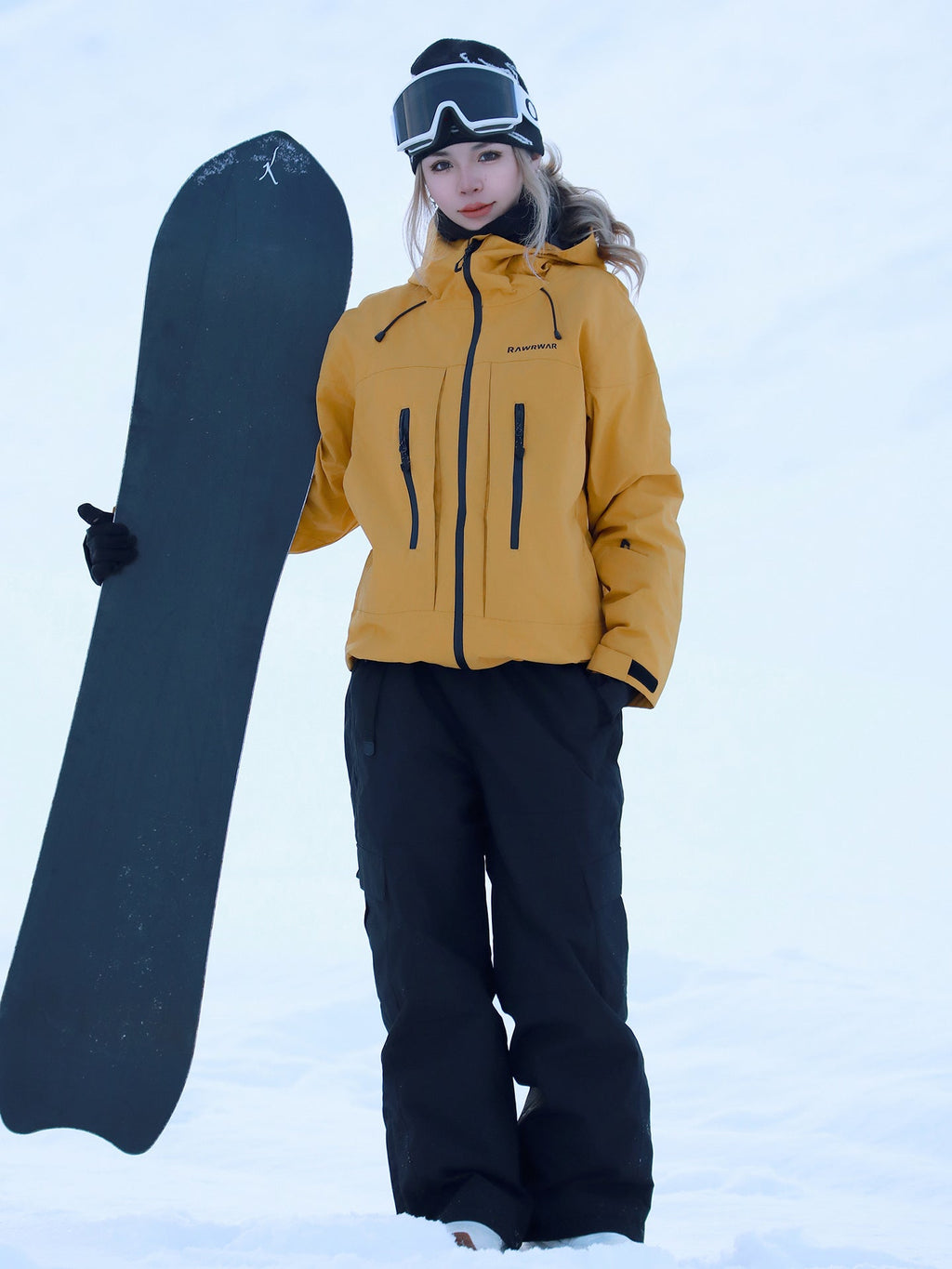 Unisex Matching Snow Shell Jacket and Cargo Bibs