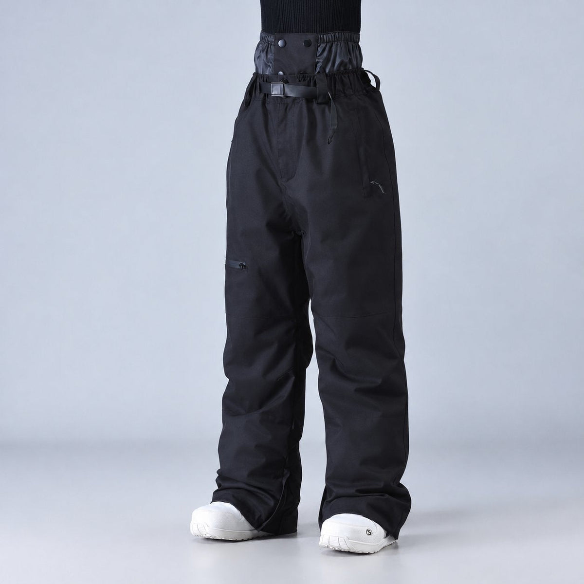 Unisex High-Rise Wide-Leg Snowboard Trousers