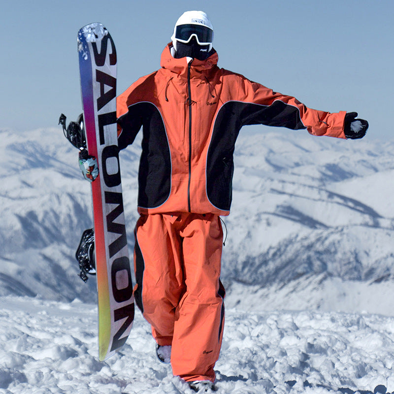 Men's Three-Layer Baggy Waterproof Ski Outfit