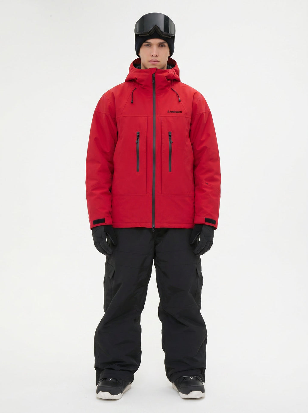 Unisex Matching Snow Shell Jacket and Cargo Bibs