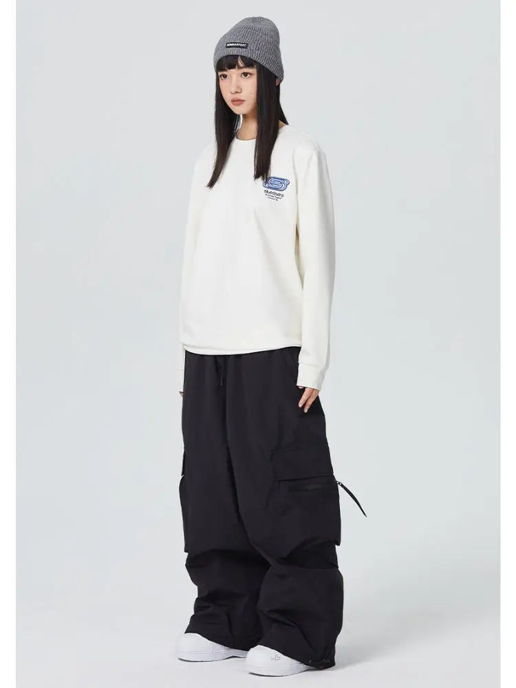 Adult Zip Pocket Baggy Cargo Snowboard Pants