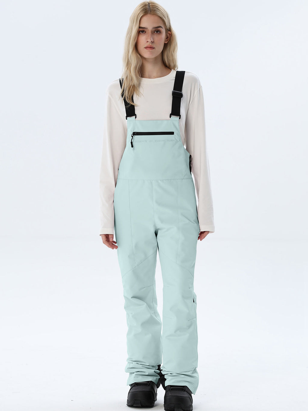 Women's Adjustable-Strap Snow Bib Overalls
