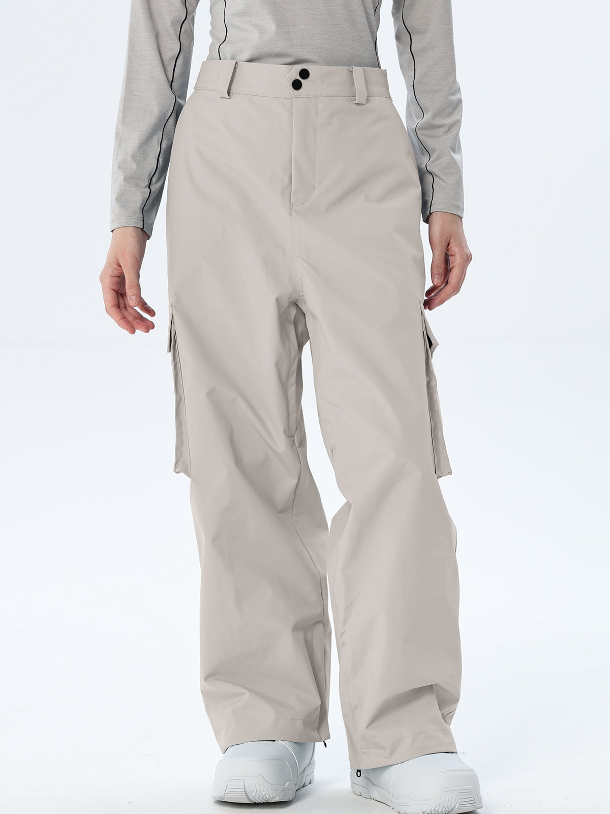 Women's Loose-Cut Ski Pants with Side Pockets