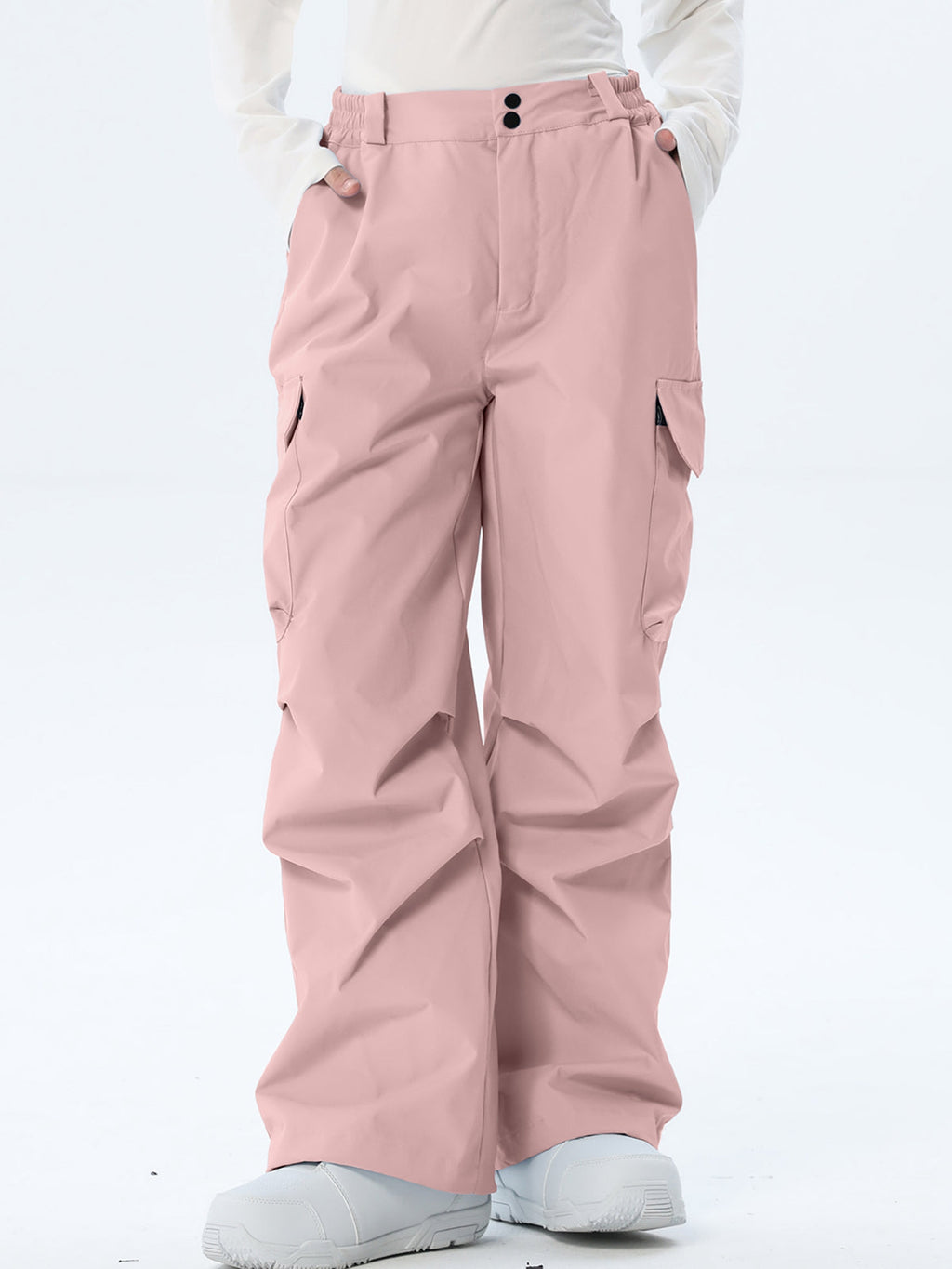 Women's Wide-Leg Cargo Snowboarding Trousers