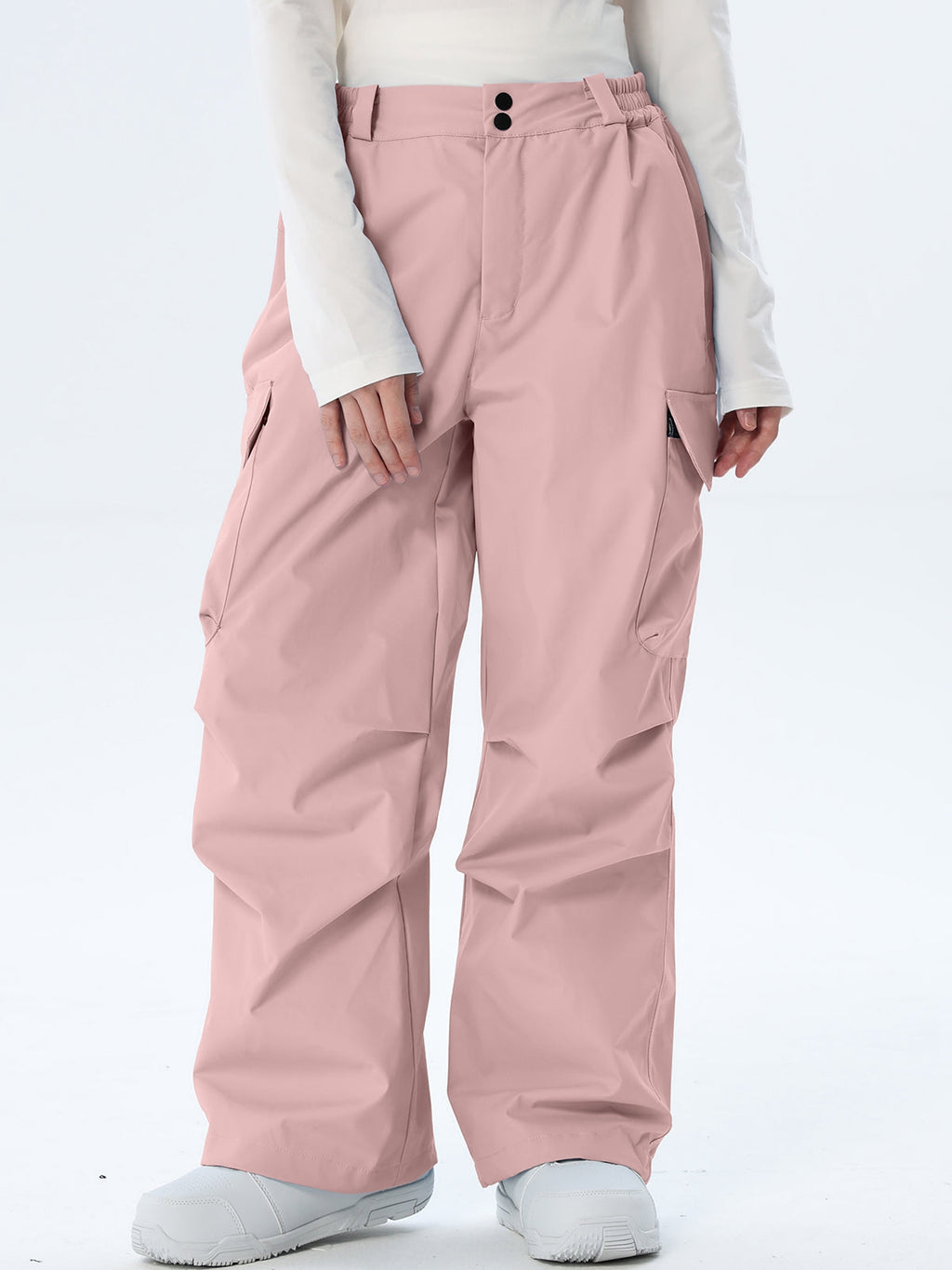 Women's Wide-Leg Cargo Snowboarding Trousers