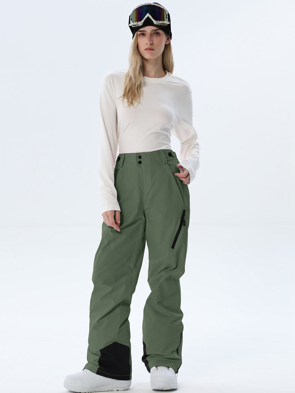 Women's Zip-Pocket Winter Ski Trousers
