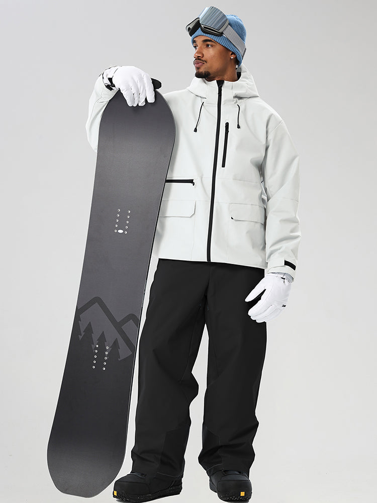 Men's Full-Zip Utility Ski Jacket and Pants