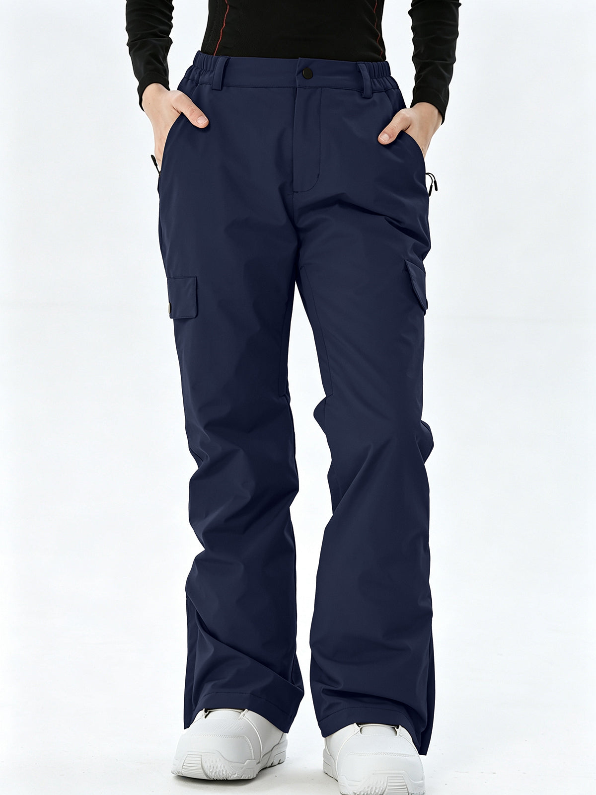 Women's Regular-Fit Cargo Snow Trousers