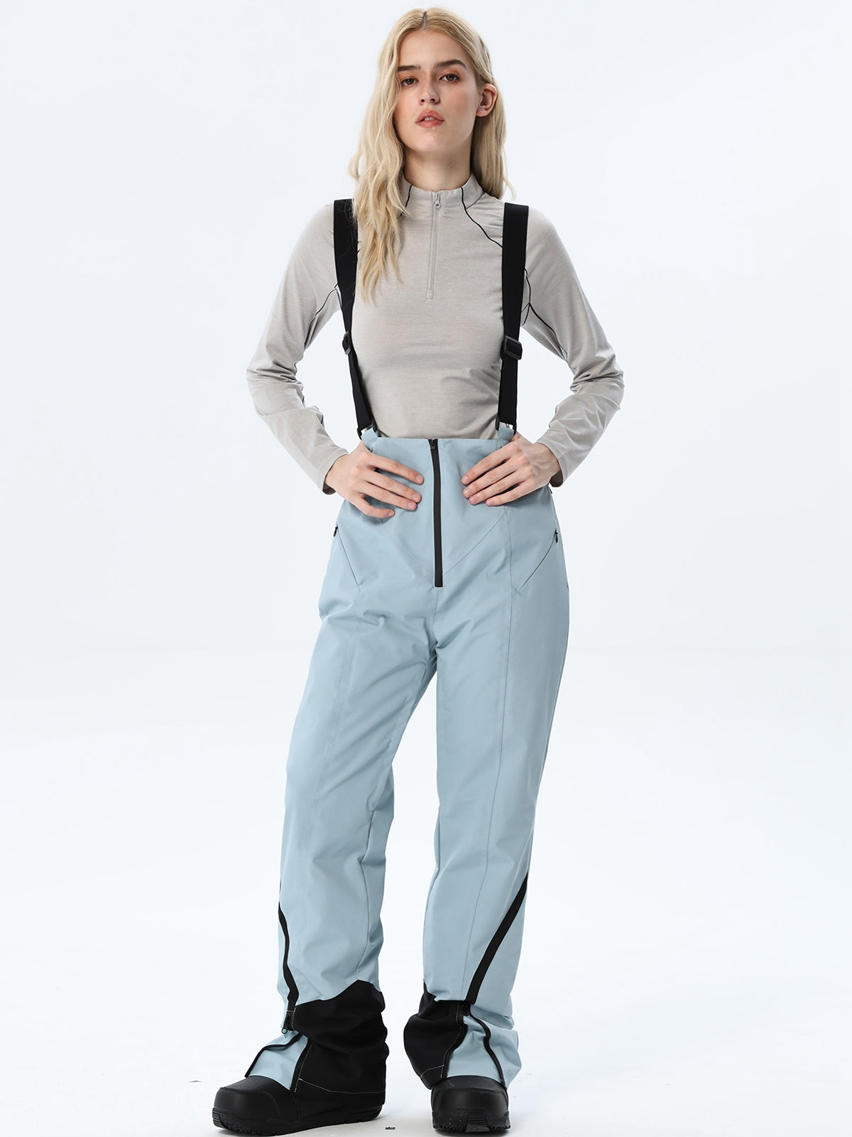 Women's High-Rise Suspender Snow Overalls