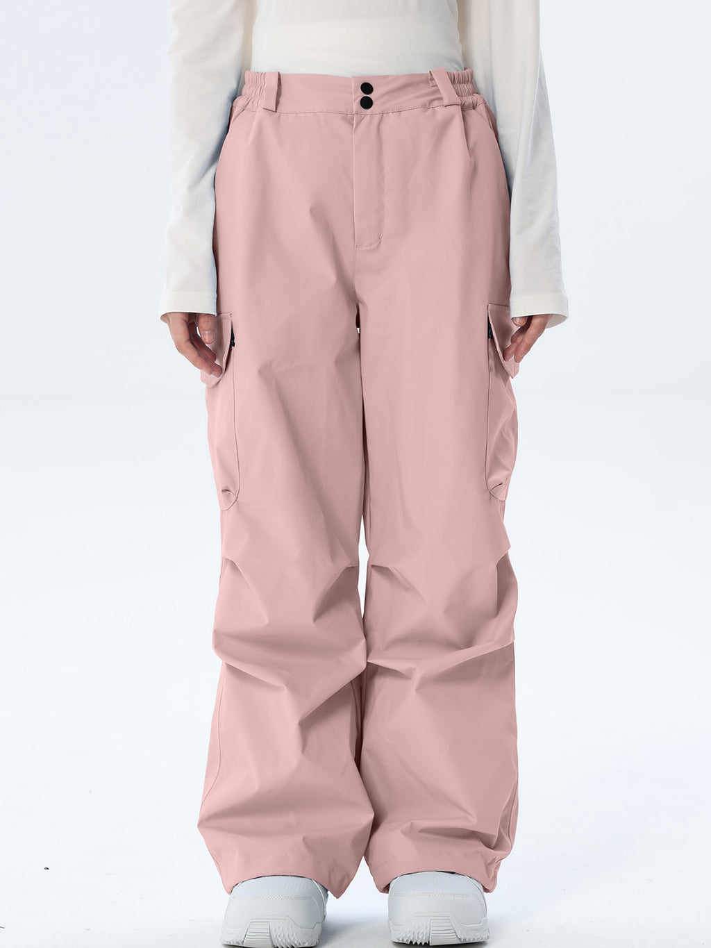 Women's Wide-Leg Cargo Snowboarding Trousers