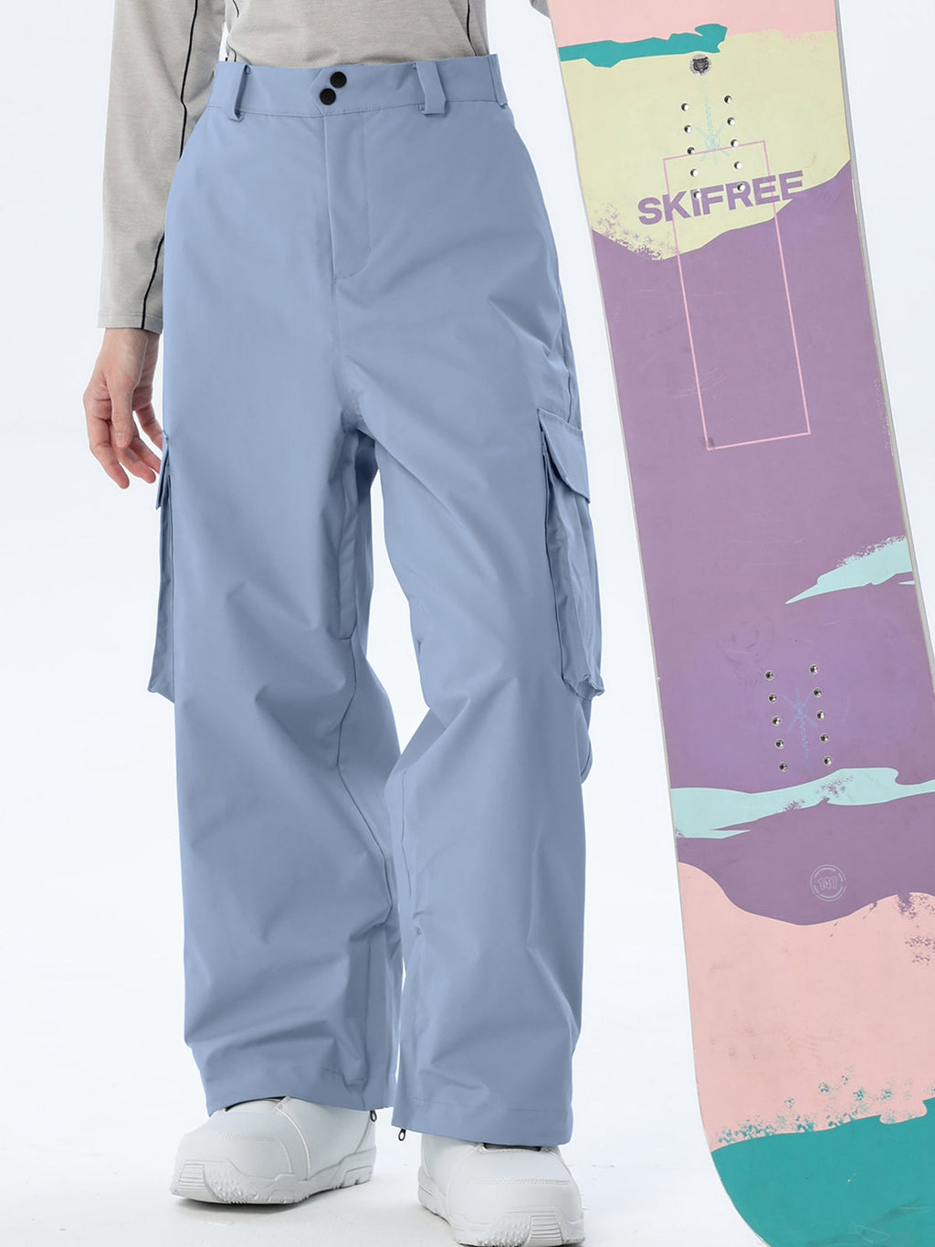 Women's Loose-Cut Ski Pants with Side Pockets