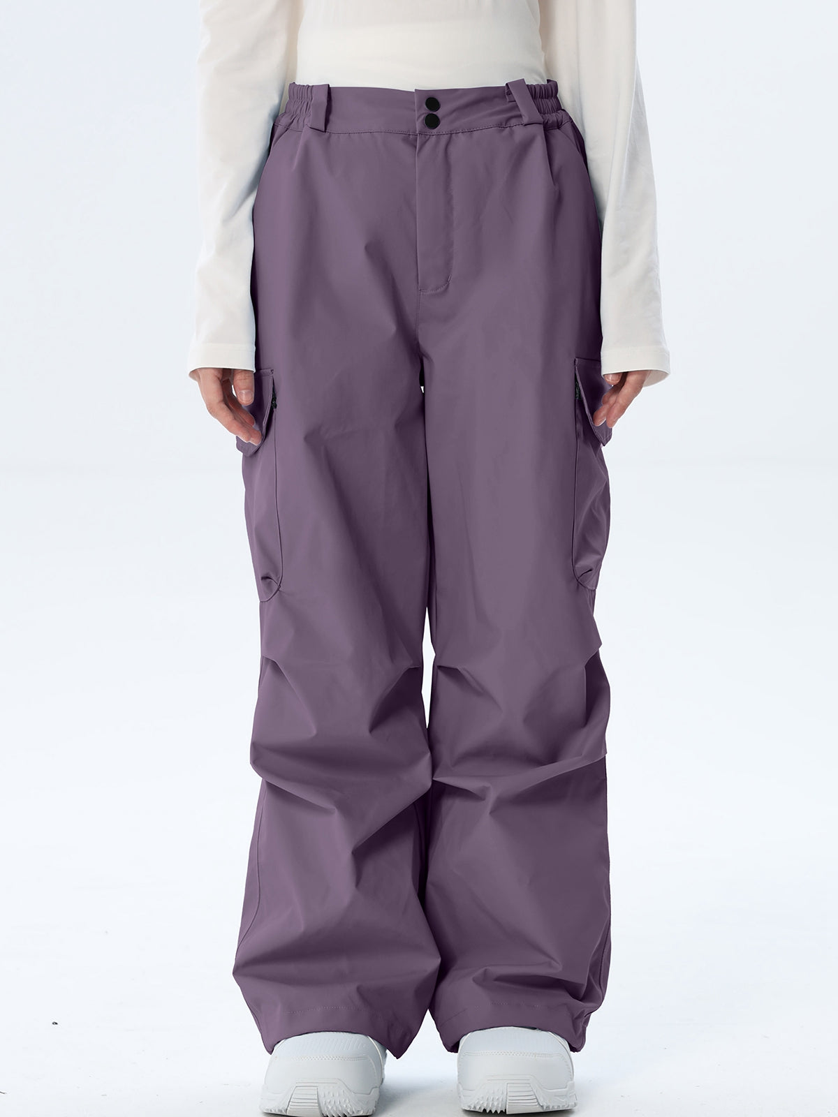 Women's Wide-Leg Cargo Snowboarding Trousers
