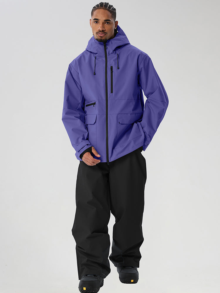 Men's Full-Zip Utility Ski Jacket and Pants