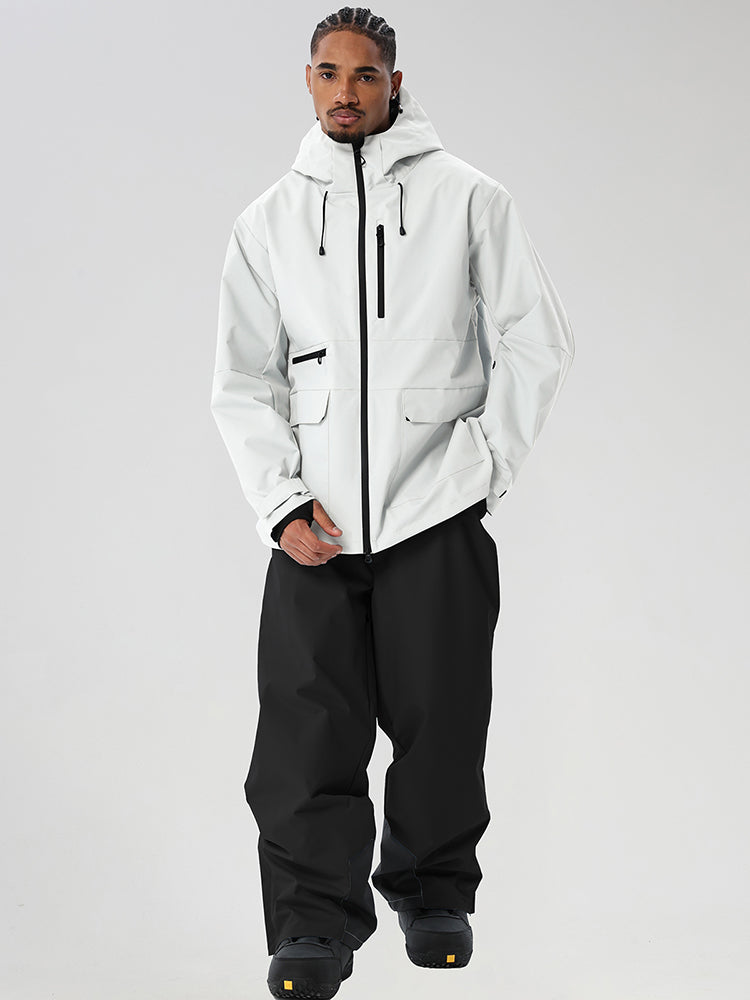 Men's Full-Zip Utility Ski Jacket and Pants
