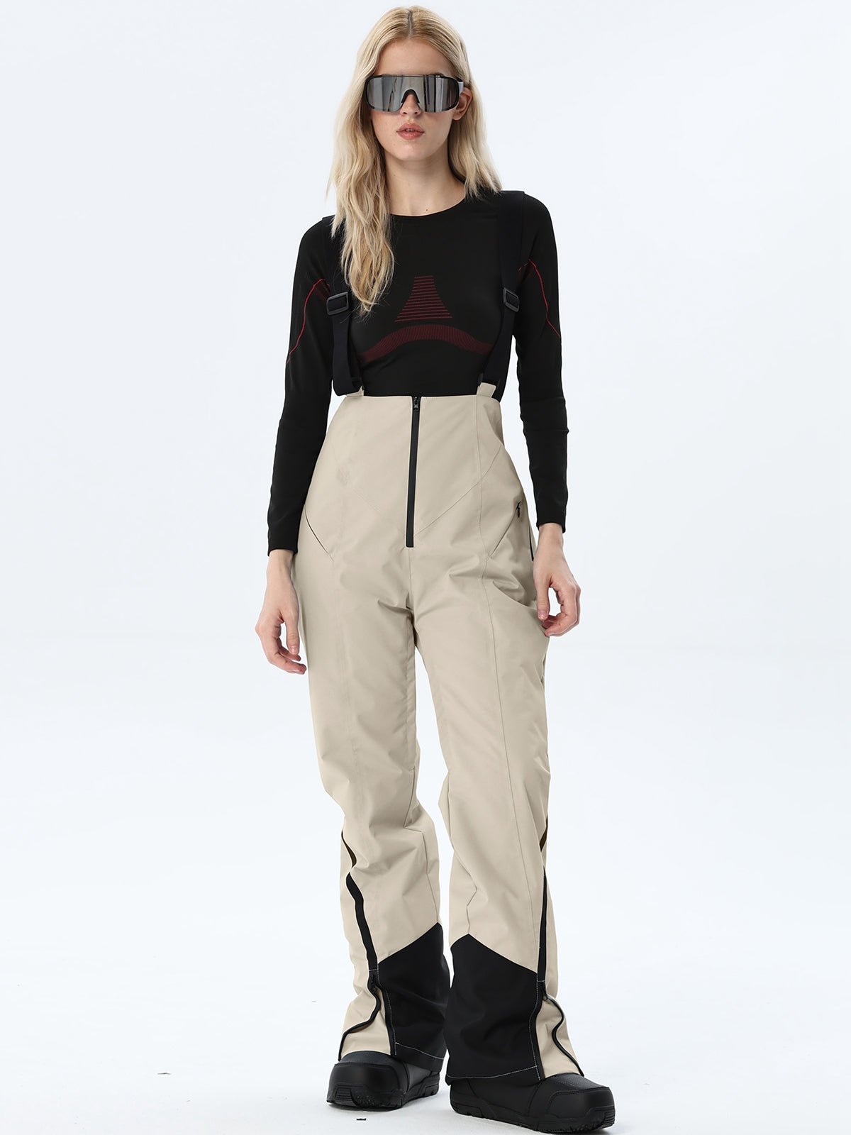 Women's High-Rise Suspender Snow Overalls
