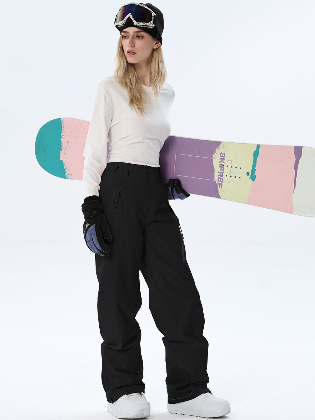 Women's Zip-Pocket Winter Ski Trousers
