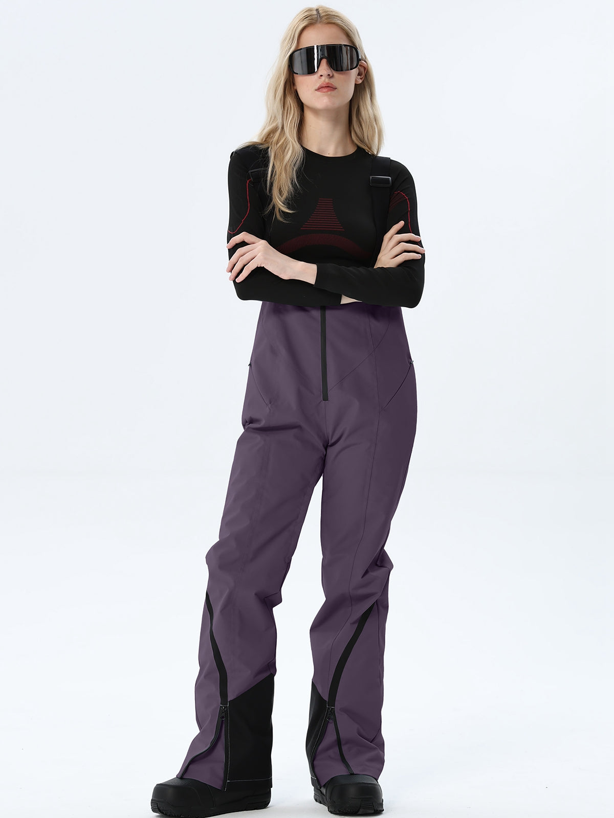 Women's High-Rise Suspender Snow Overalls