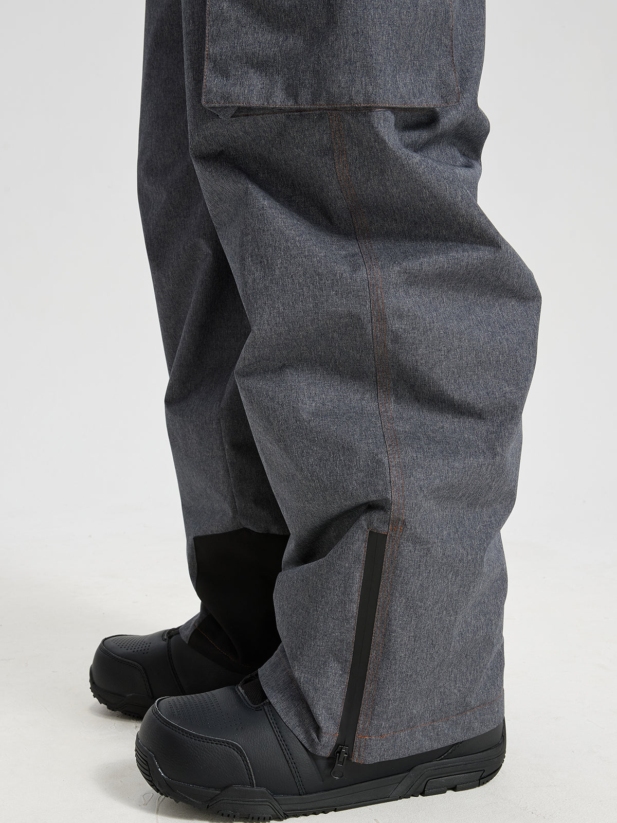 Men's Detachable-Suspender Ski Jacket and Bib Combo
