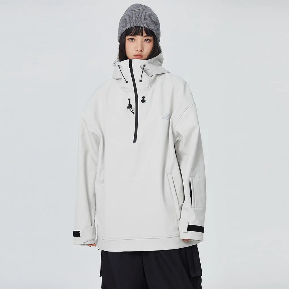 Couple Outdoor Winter Ski Hoodie Thicken Snowboard Anorak Jacket