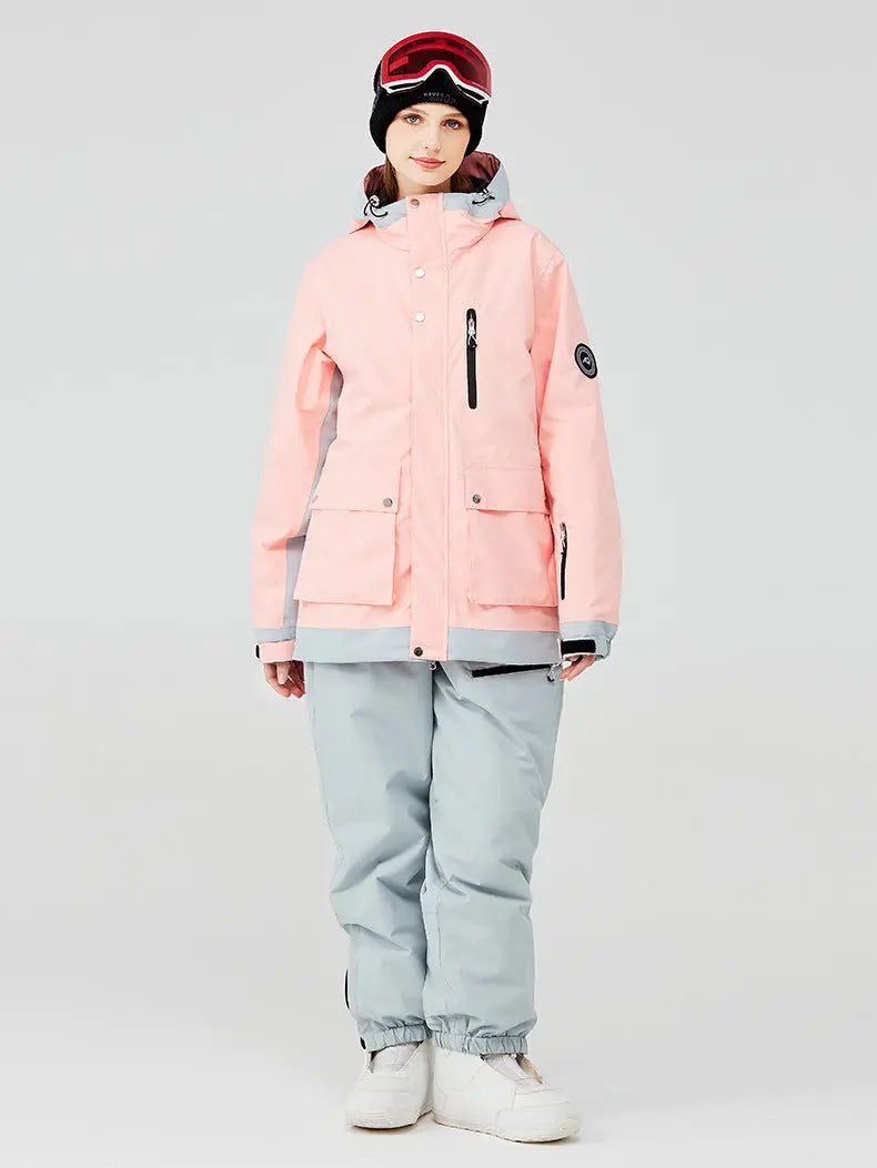 Women Outdoor Snowboarding Suits Winter Ski Jakcet & Pants Outwear