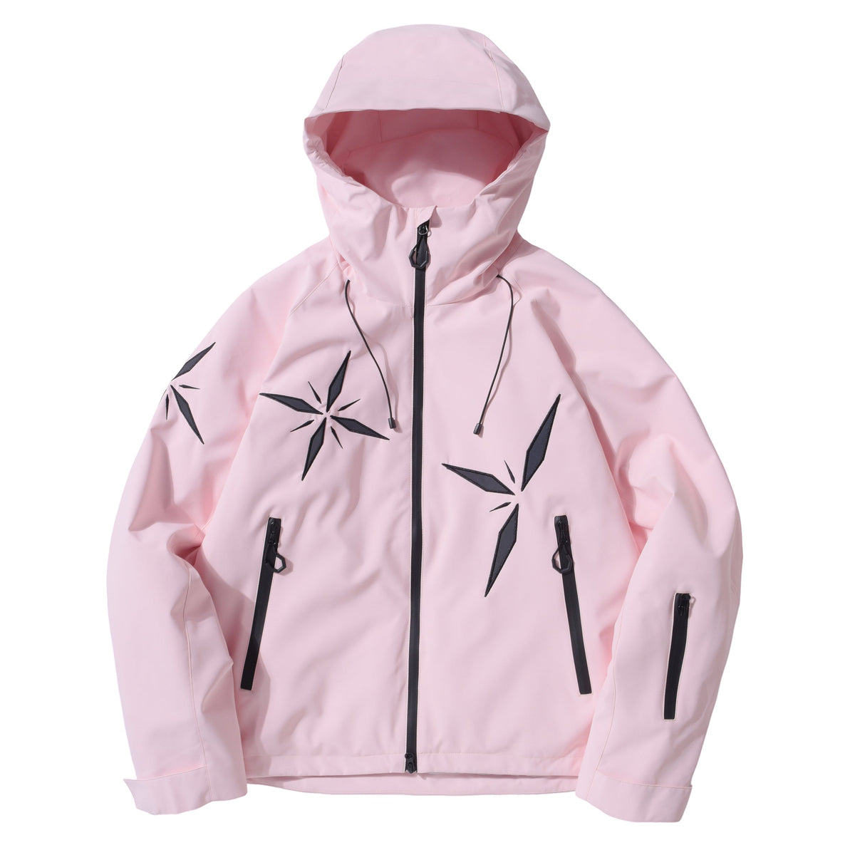 Women's Snowflake-Appliqué Winter Ski Jacket