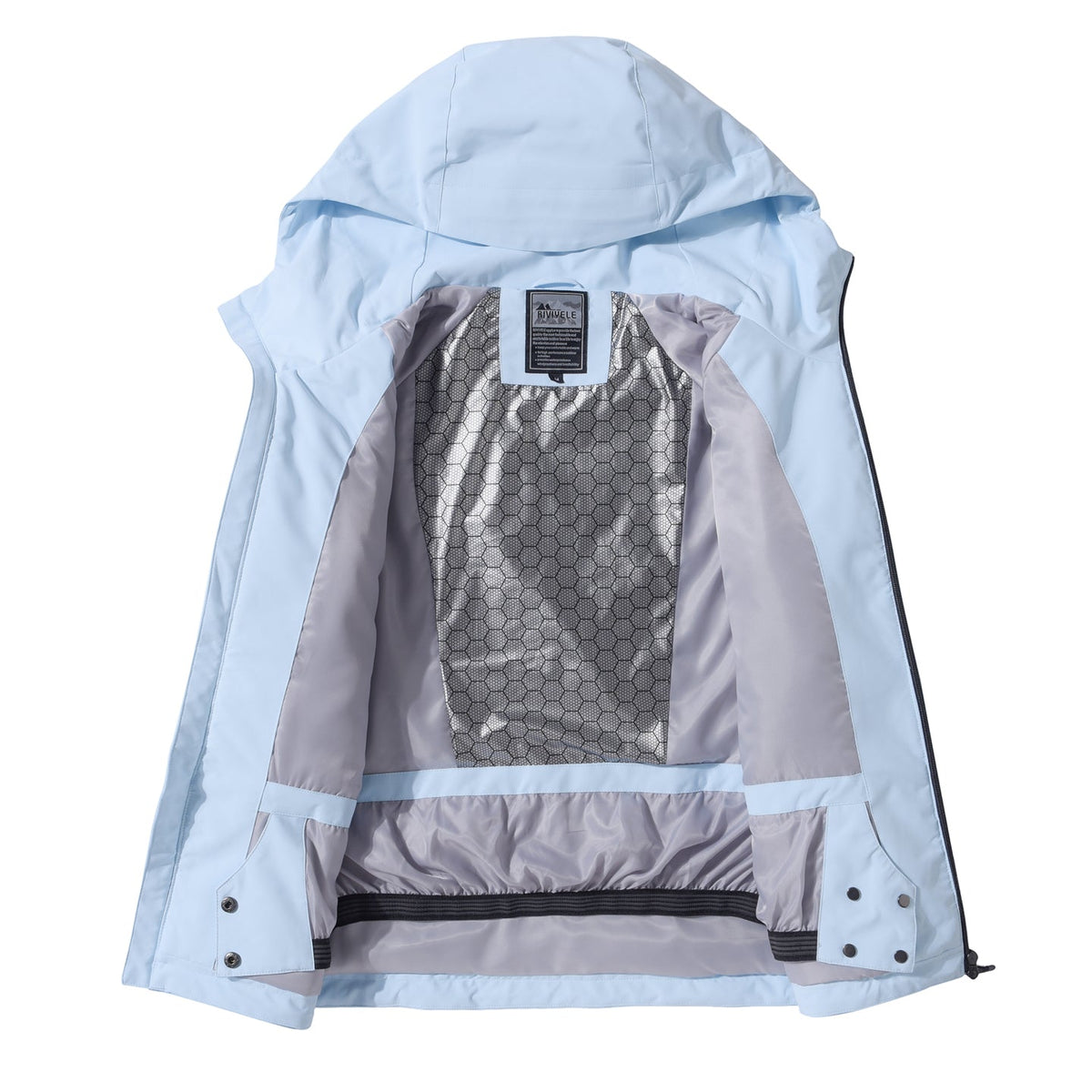 Women's Snowflake-Appliqué Winter Ski Jacket
