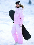 Female Gradient Snowsuits for Winter 2 Pieces Windproof Ski Wear