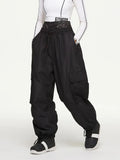 Female Versatile Snow Pants Insulated Baggy Snow Pants