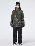 Floral Printed Snow Jackets & Bibs Set for Women
