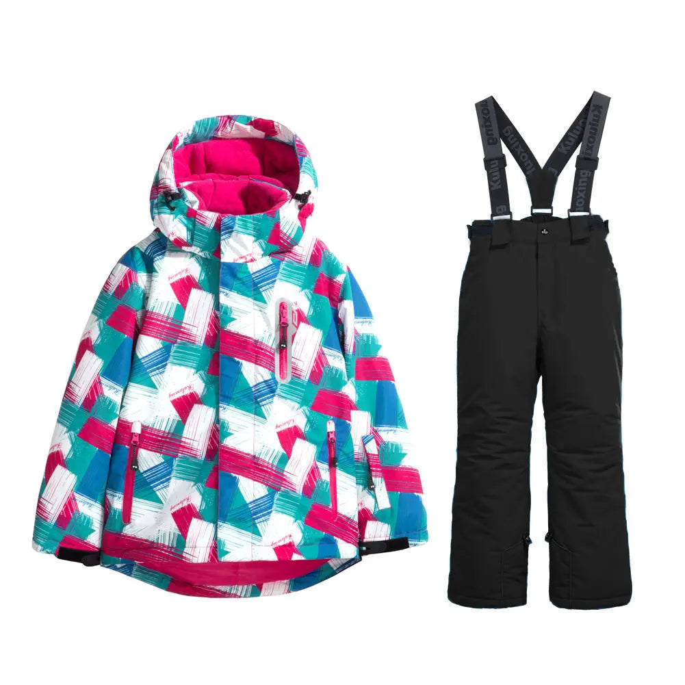 Girls and Boys Insulated Snow Jacket & Pants