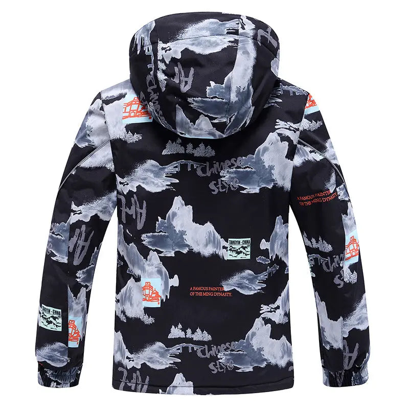 Hotian Children Hooded Insulated Snow Skiing Jacket