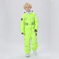 Hotian Boy One Piece Snowsuits Breathable Contrast Hooded