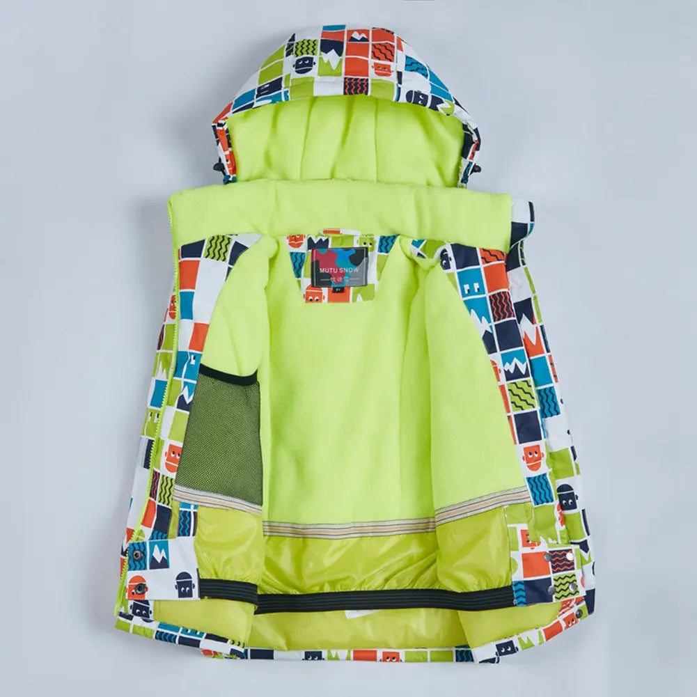 Hotian Kids Skiing Snowboarding Insulated Suits Windproof