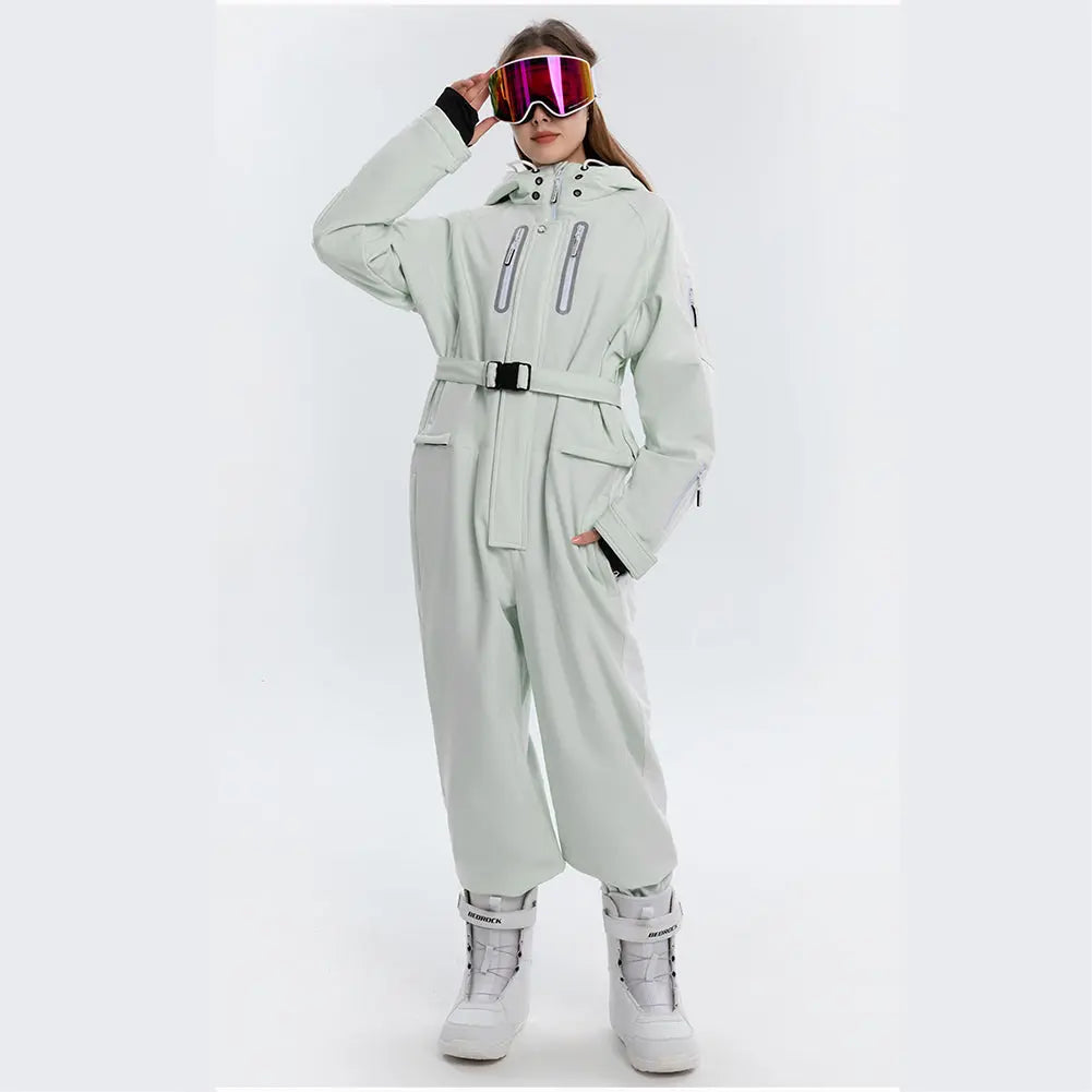 Loose Fit Ski Snowboarding Jumpsuits One Piece Snow Suits