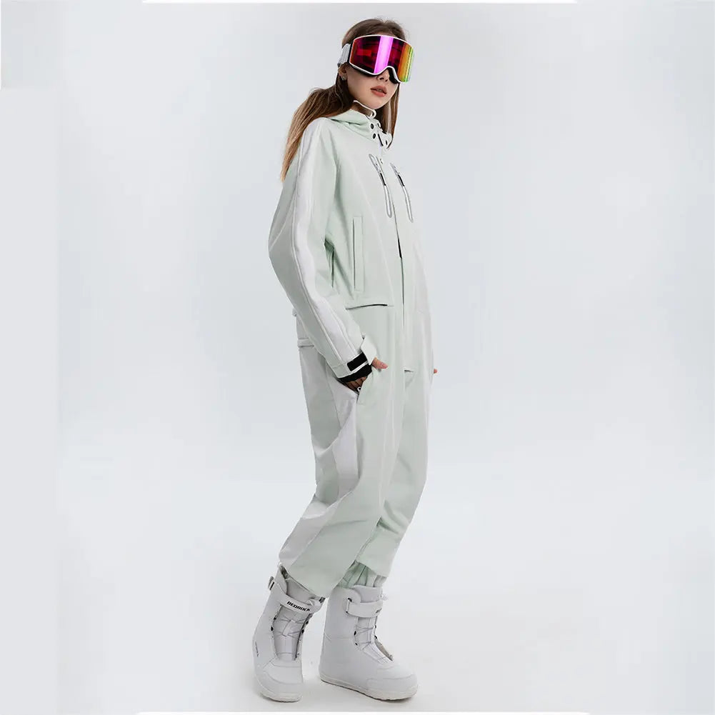 Loose Fit Ski Snowboarding Jumpsuits One Piece Snow Suits