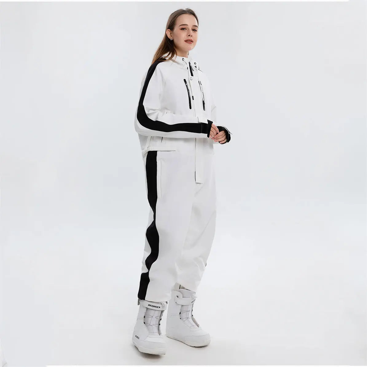 Loose Fit Ski Snowboarding Jumpsuits One Piece Snow Suits