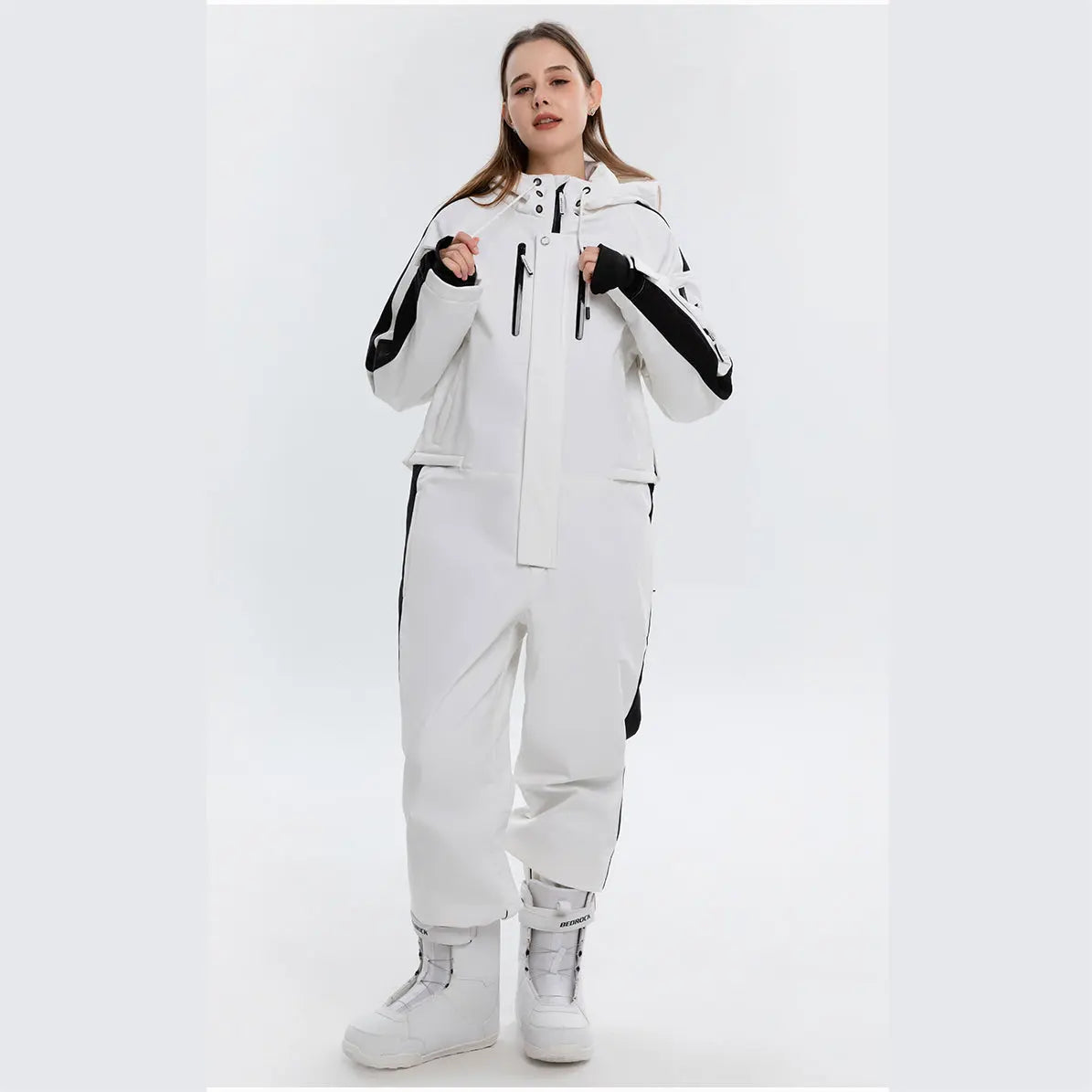Loose Fit Ski Snowboarding Jumpsuits One Piece Snow Suits
