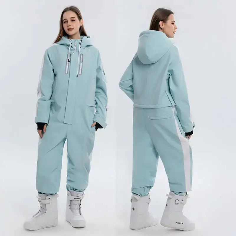 Loose Fit Ski Snowboarding Jumpsuits One Piece Snow Suits