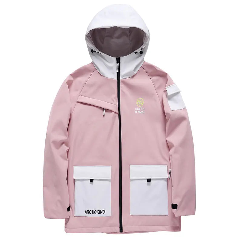 Casual Men Ski Insulated Cargo Jacket High Quality Ski Coat 