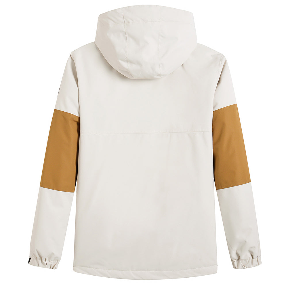 Unisex Hooded Anorak Skiing Snowboarding Insulated Jacket