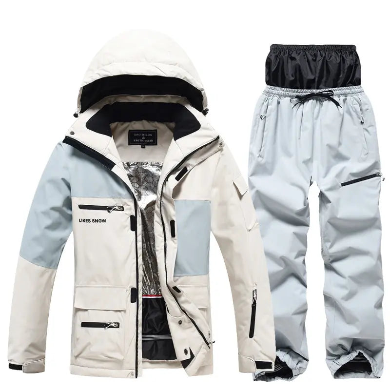 Hotian Women's Snow Jacket & Bib Pants