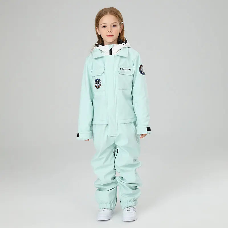 Kids Cargo One Piece Snow Suits 