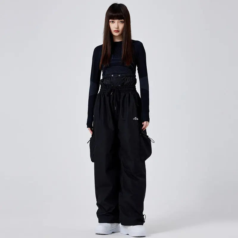 Loose Fit Ski & Snowboard Pants Drawstring Waist