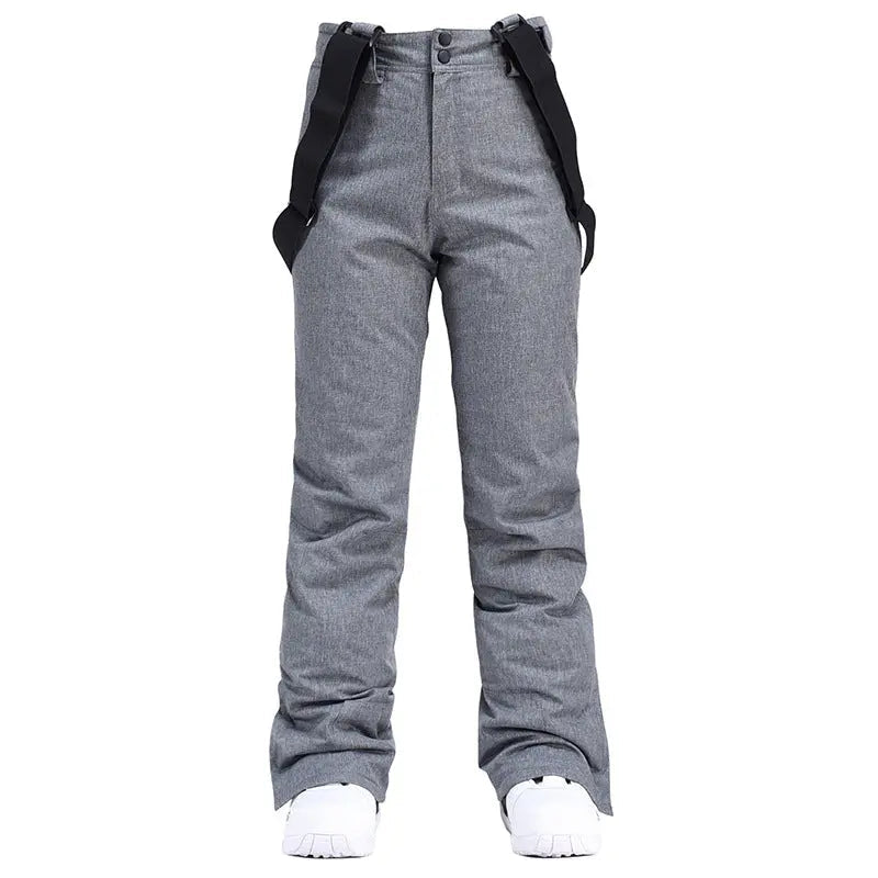 Men Women Outdoor Ski Snowboarding Bibs Pants
