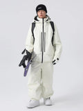 Men's Baggy Snow Suits 2 Pieces Hooded Ski Jacket & Pants Set