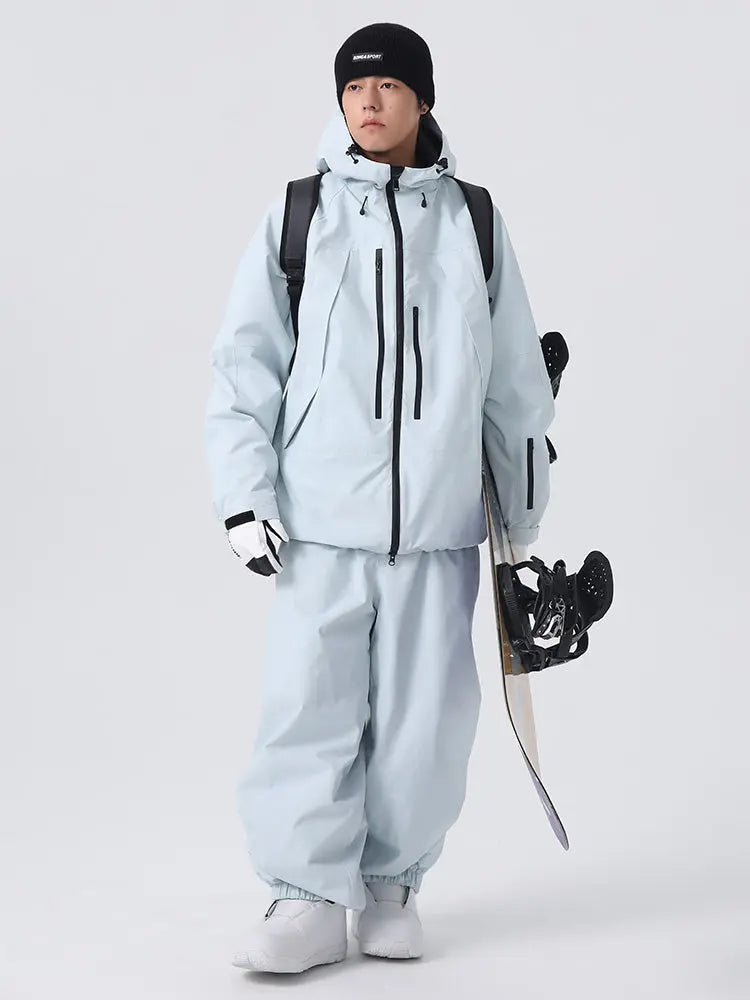 Men's Freestyle Ski Snowboard Jacket & Pants Set
