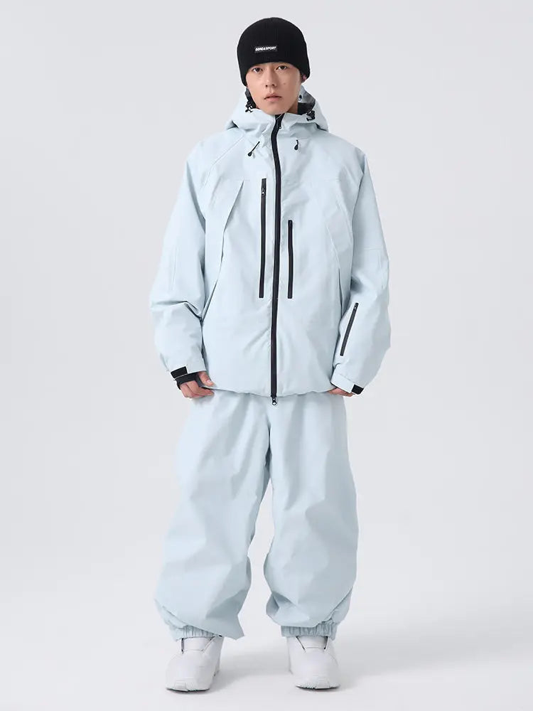 Men's Freestyle Ski Snowboard Jacket & Pants Set
