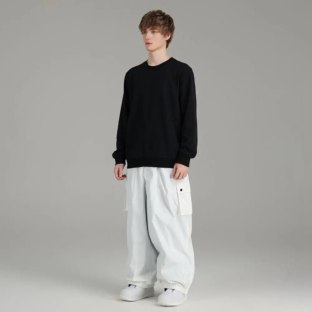Men's Snowboard Baggy Pants Oversized Soft Shell Trousers