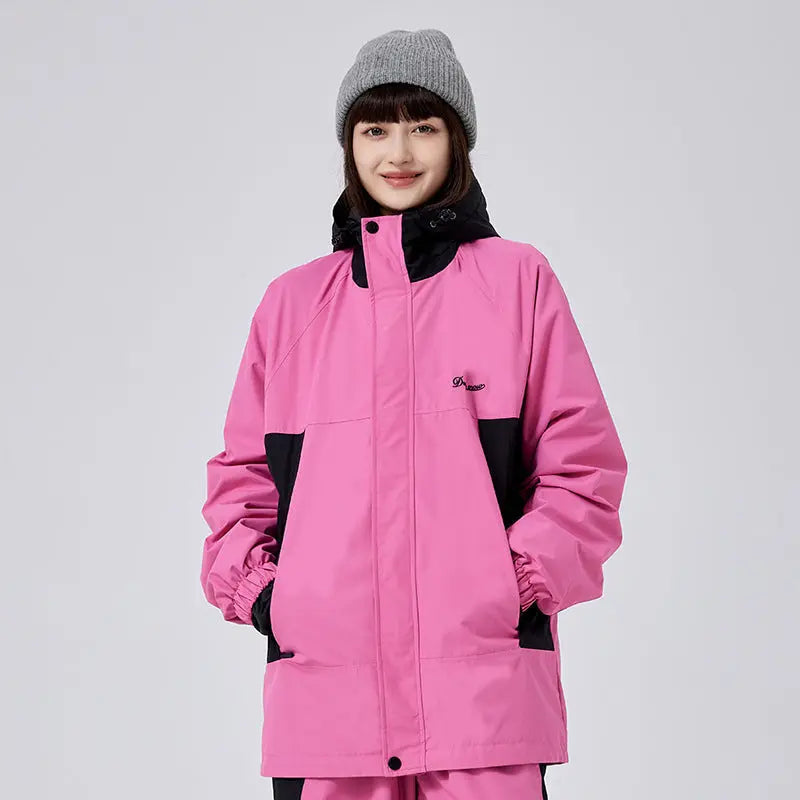 Outdoor Baggy Cargo Snowboard Jacket Unisex Snow Coat