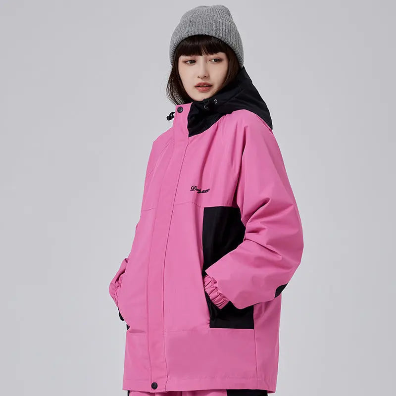 Outdoor Baggy Cargo Snowboard Jacket Unisex Snow Coat